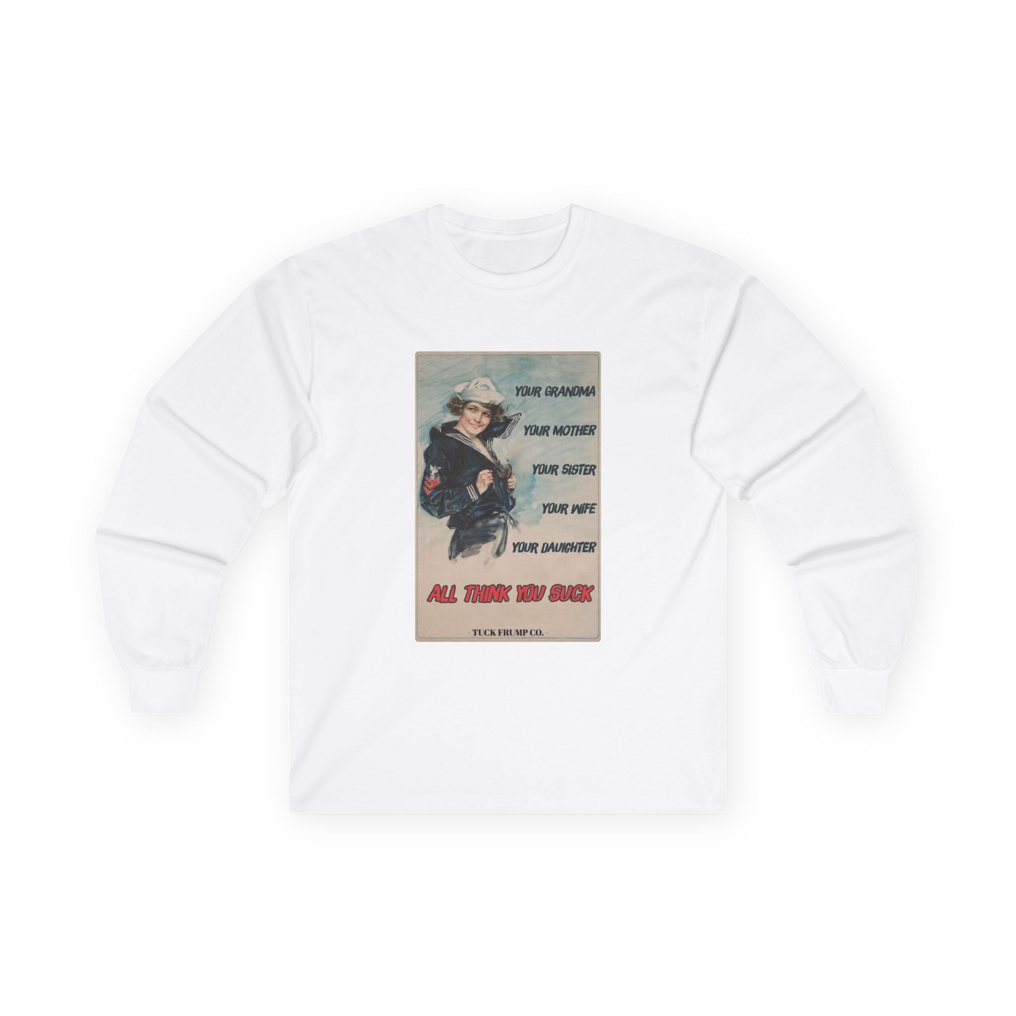 Vintage Woman Power - Long Sleeve T-Shirt