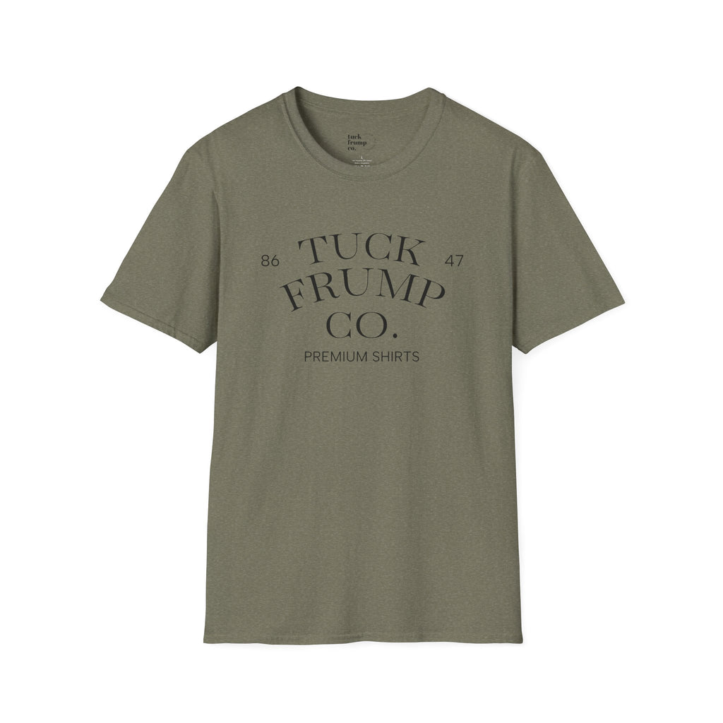 Tuck Frump Co. Minimalist T-Shirt:  Subtle Anti-Fascist Graphic Tee