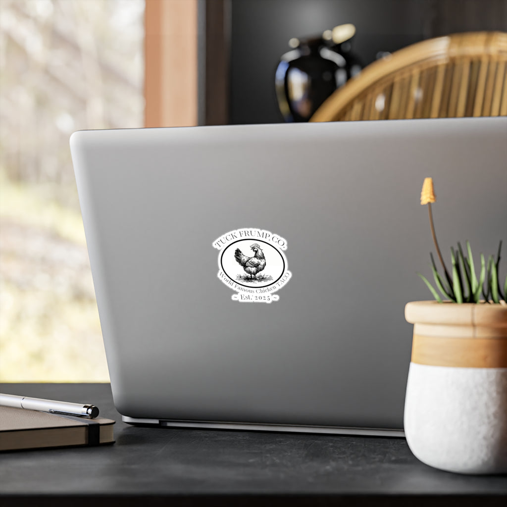 Tuck Frump Co.™ “World Famous Chicken TACO” Vinyl Sticker – Subtle Shade Edition