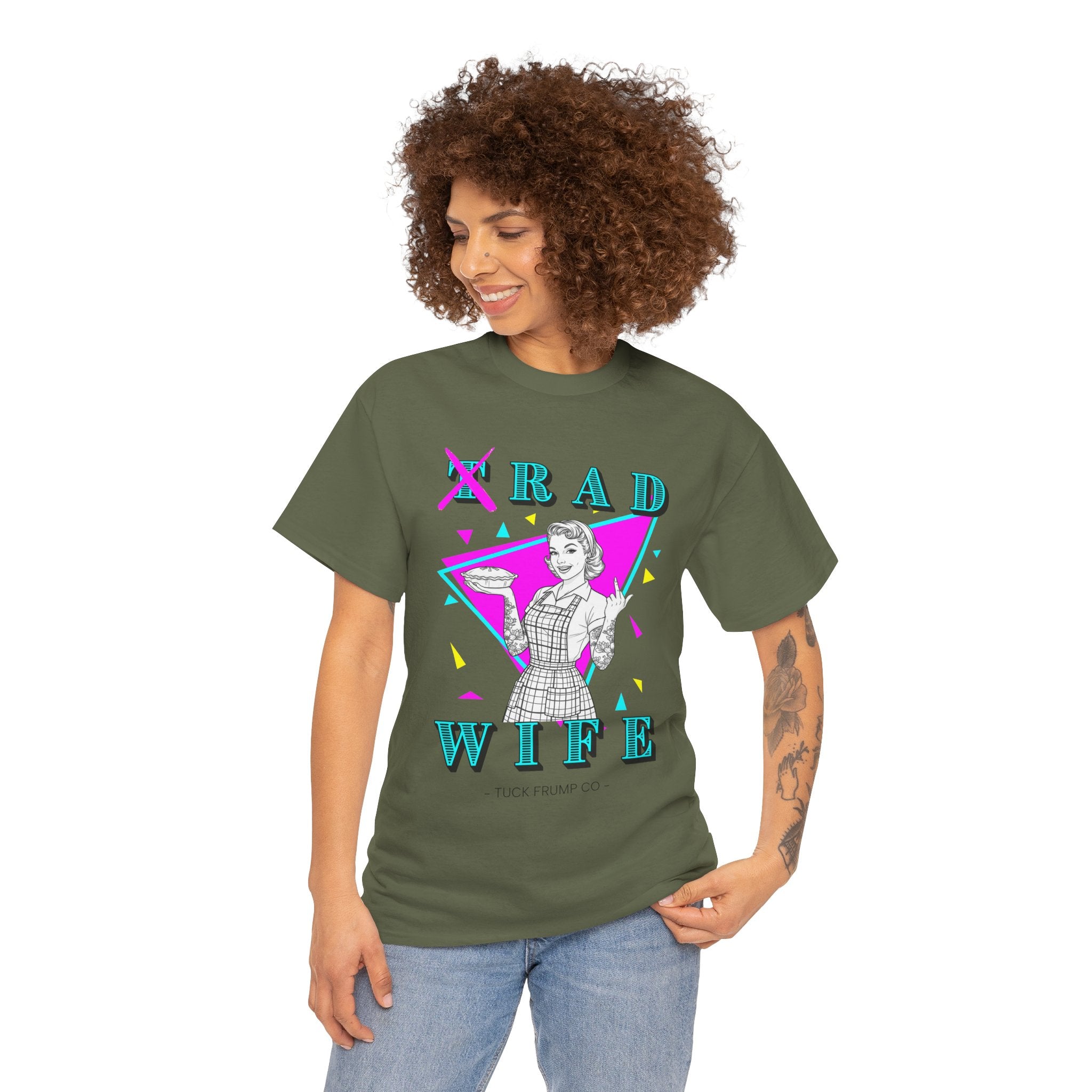 RAD WIFE T-SHIRT - 100% Heavy Cotton