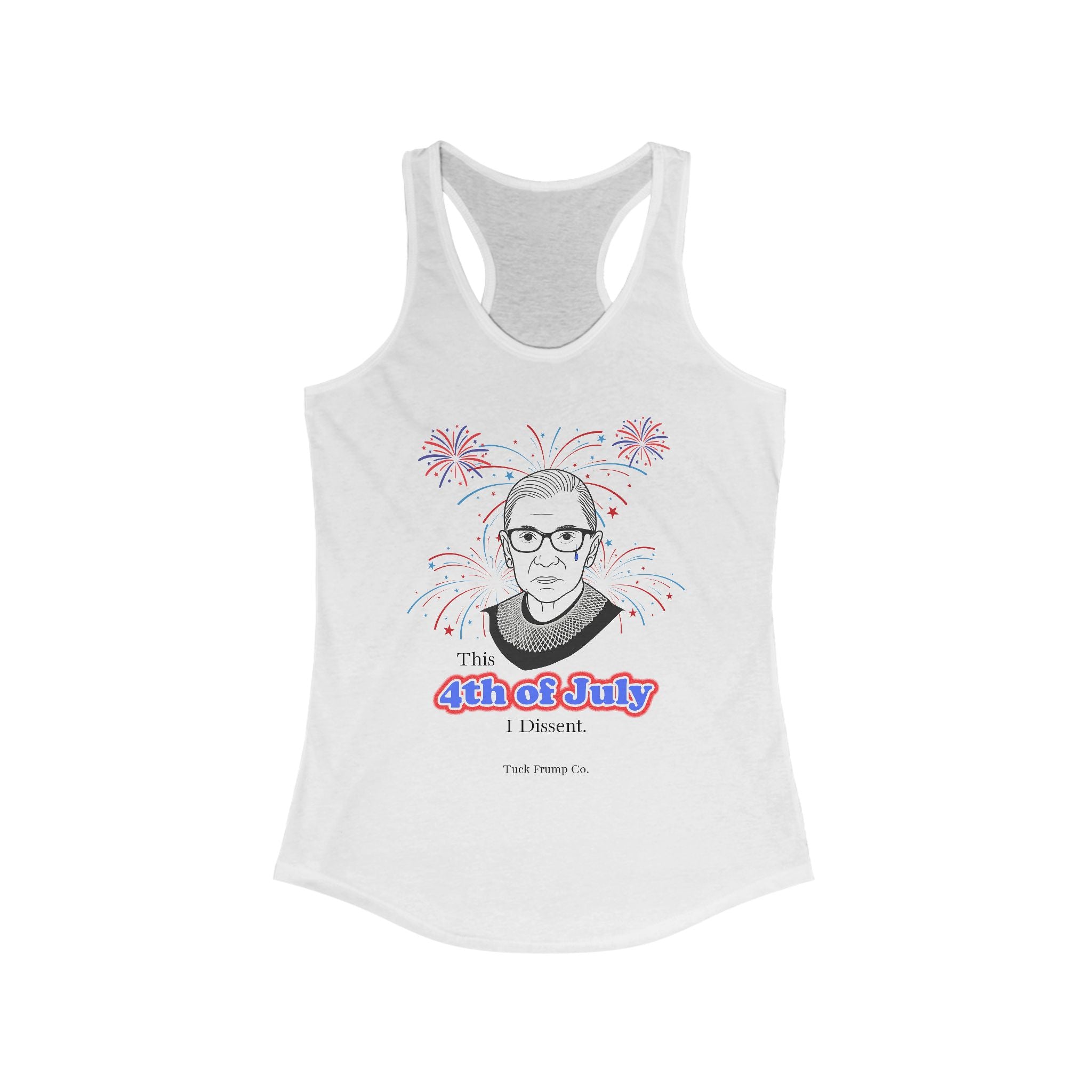 ✊ “This 4th of July, I Dissent” Women’s Racerback Tank