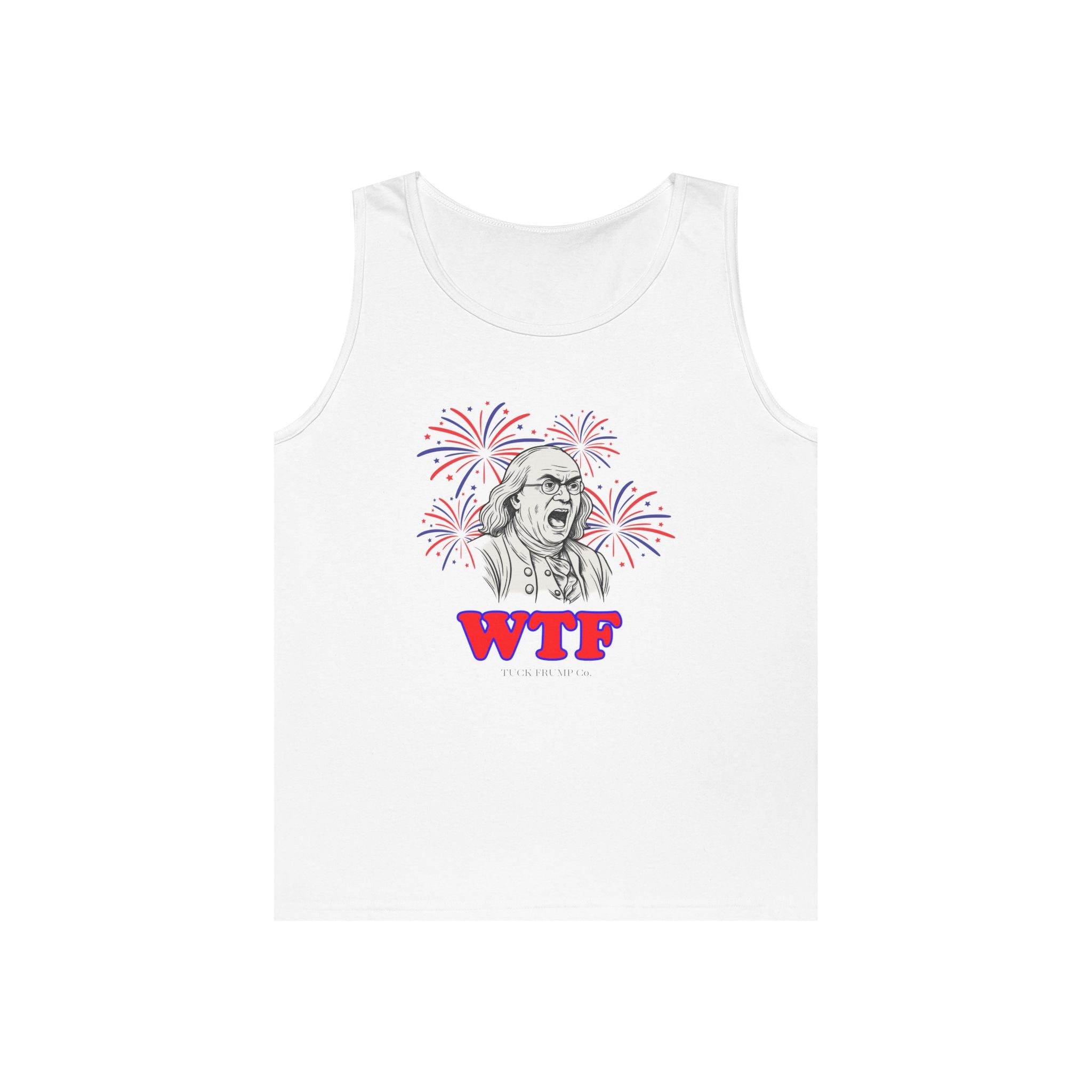 🔥 WTF – Ben Franklin Fireworks Tank Top