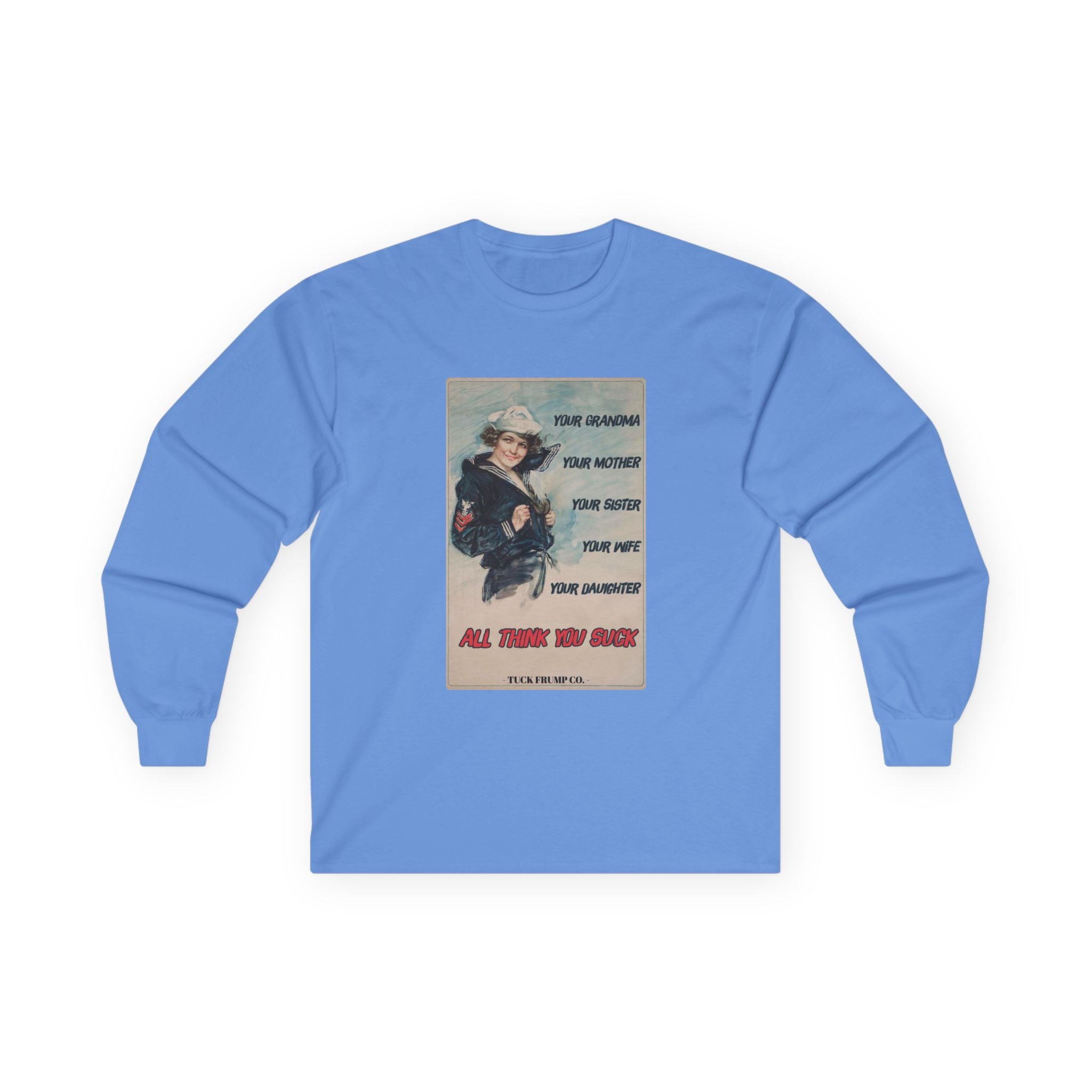Vintage Woman Power - Long Sleeve T-Shirt