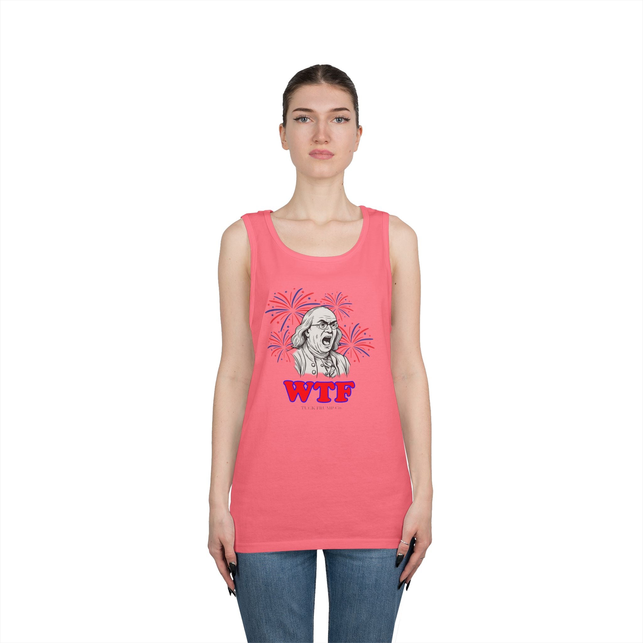 🔥 WTF – Ben Franklin Fireworks Tank Top