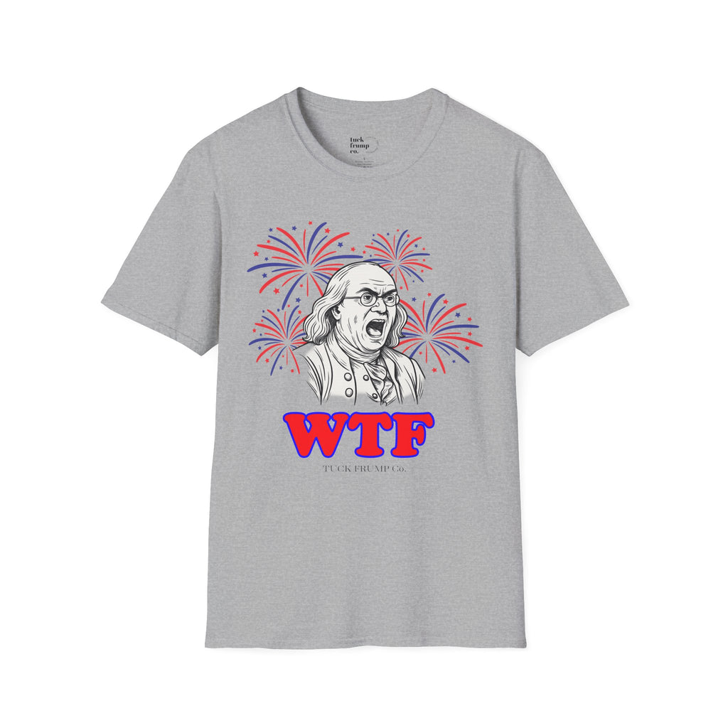 🧨 WTF – Ben Franklin Fireworks Tee