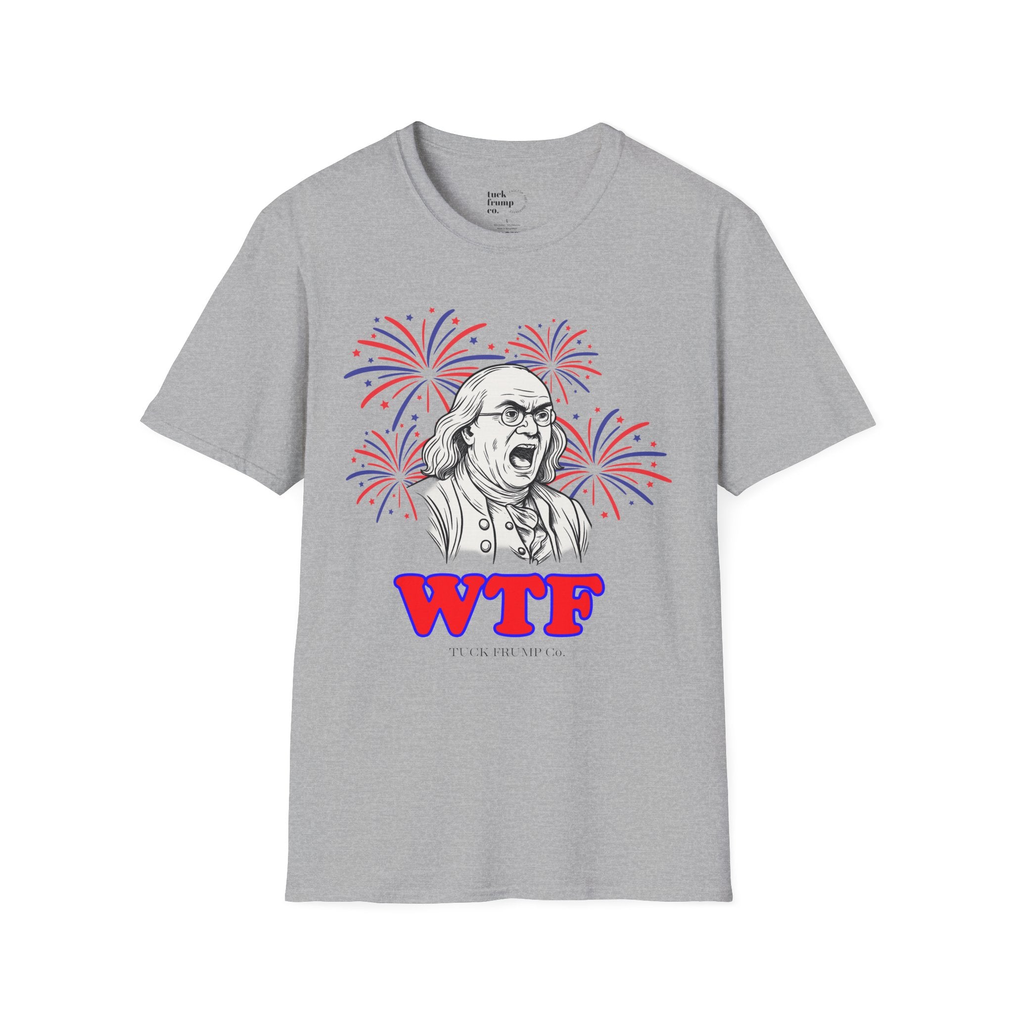 🧨 WTF – Ben Franklin Fireworks Tee