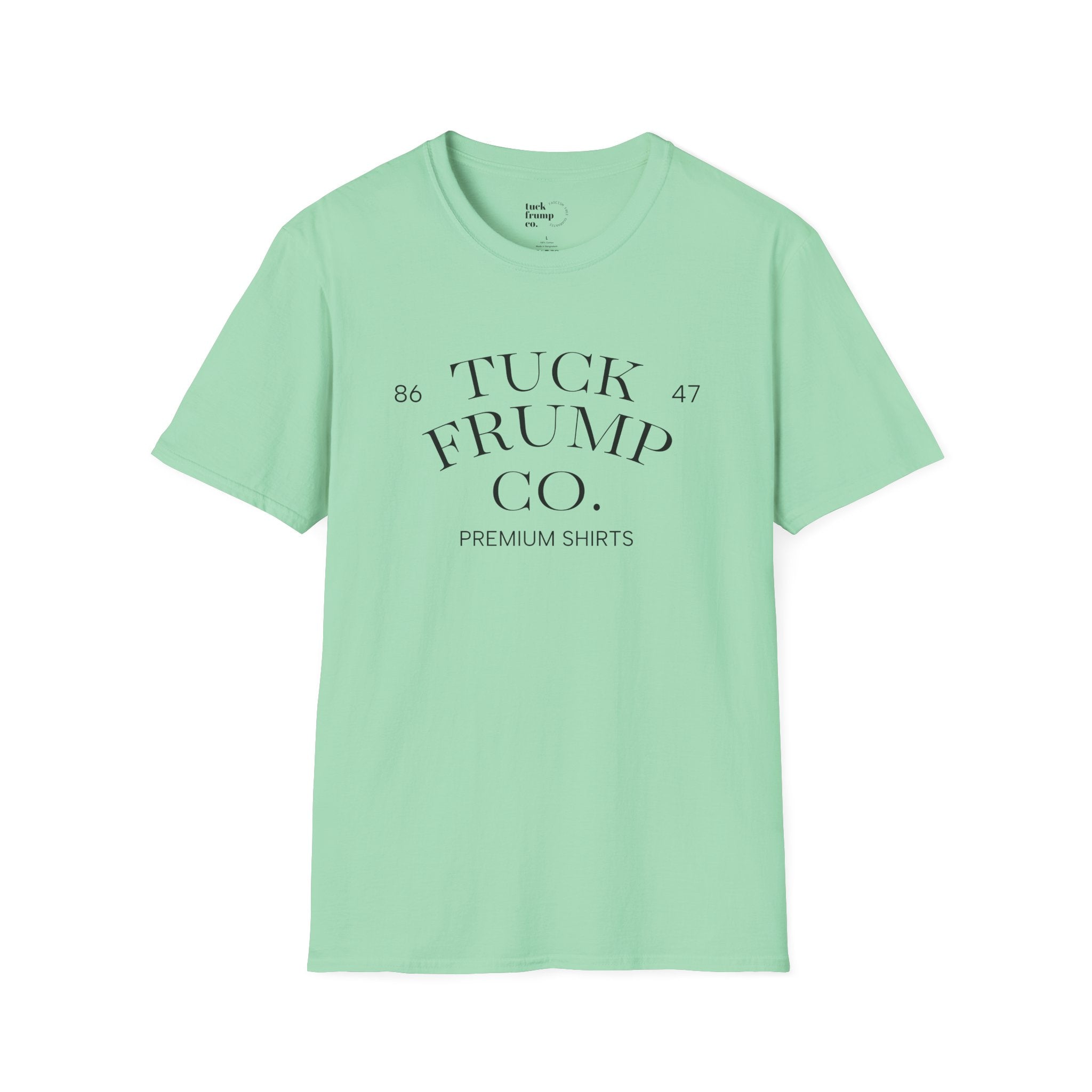 Tuck Frump Co. Minimalist T-Shirt:  Subtle Anti-Fascist Graphic Tee
