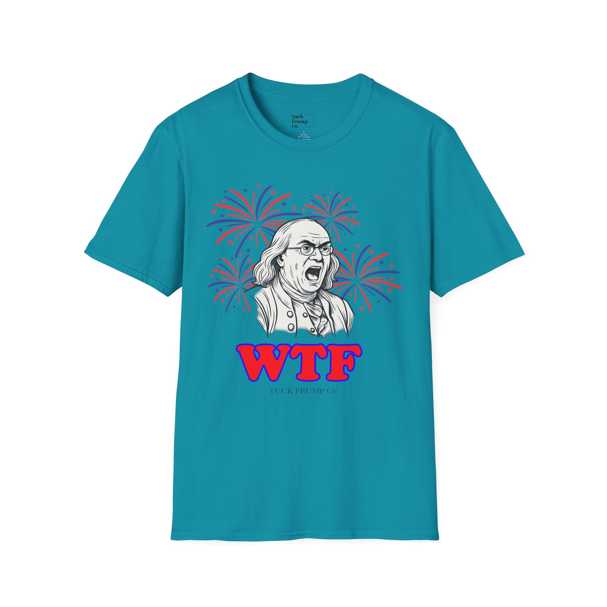 🧨 WTF – Ben Franklin Fireworks Tee