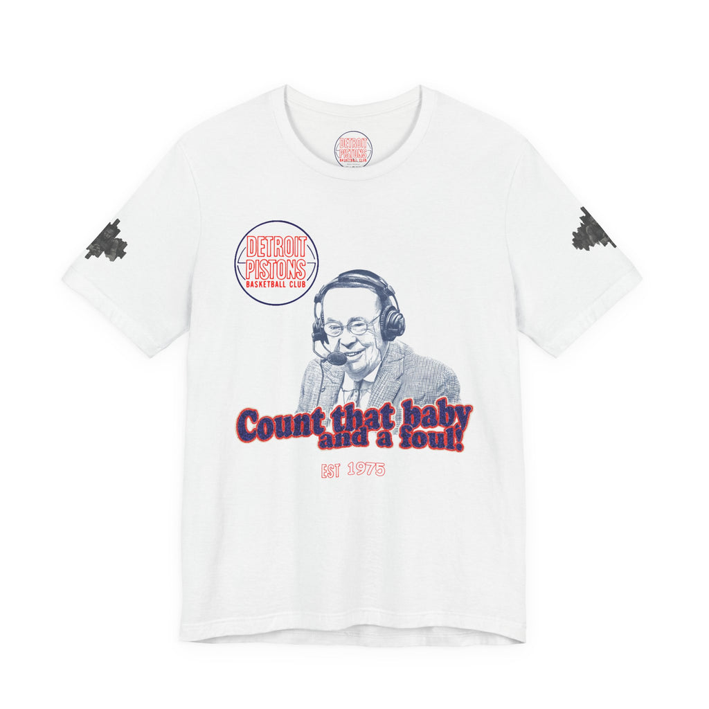 “Count That Baby and a Four!” Graphic Tee — Retro Sports Announcer T‑Shirt