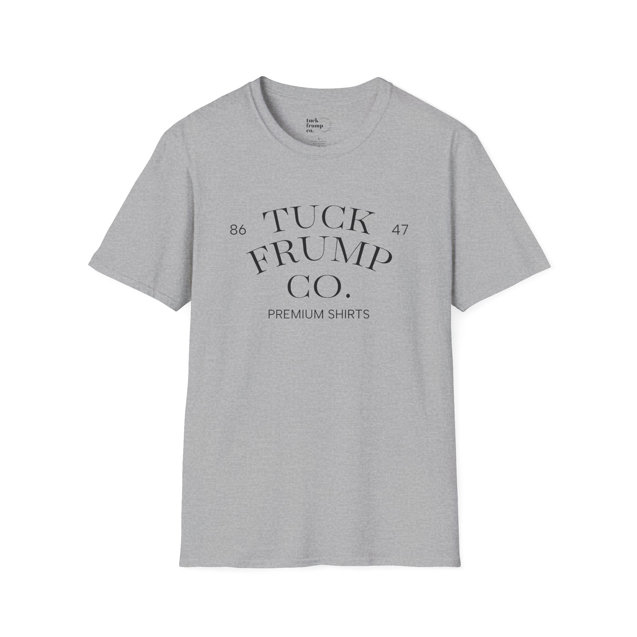 Tuck Frump Co. Minimalist T-Shirt:  Subtle Anti-Fascist Graphic Tee