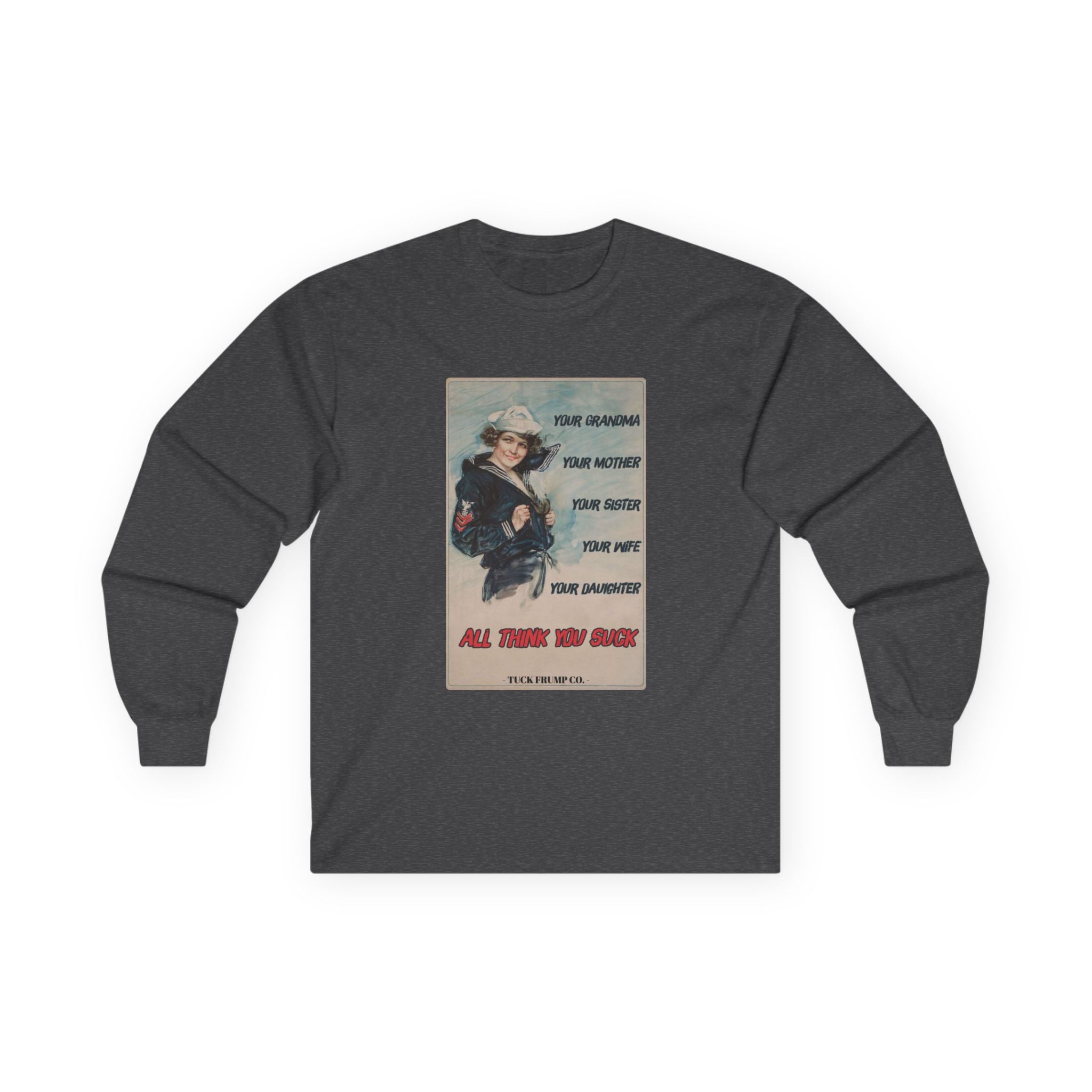 Vintage Woman Power - Long Sleeve T-Shirt