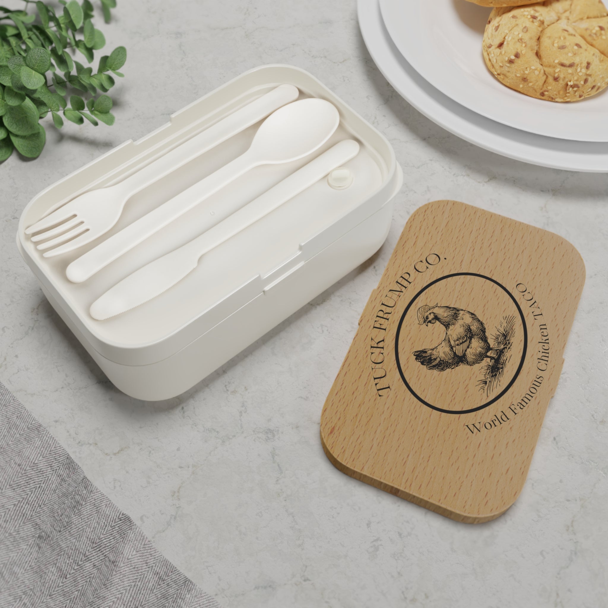Tuck Frump Co.™ “World Famous Chicken TACO” Bento Box – Lunch With a Side of Side-Eye