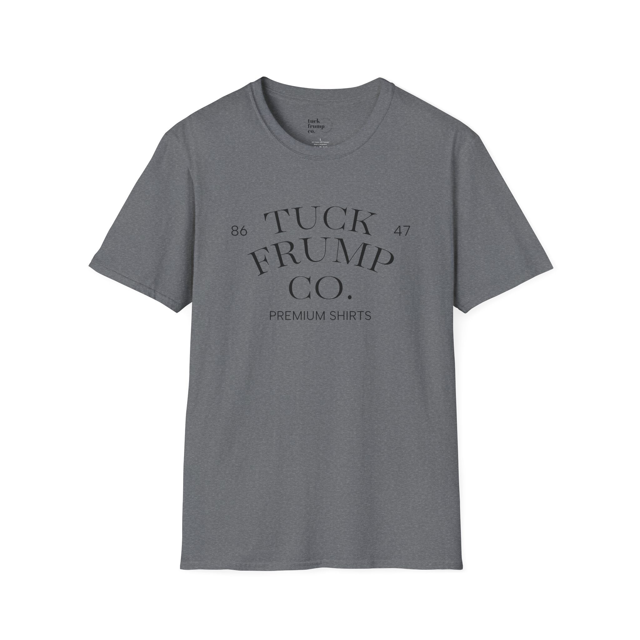 Tuck Frump Co. Minimalist T-Shirt:  Subtle Anti-Fascist Graphic Tee