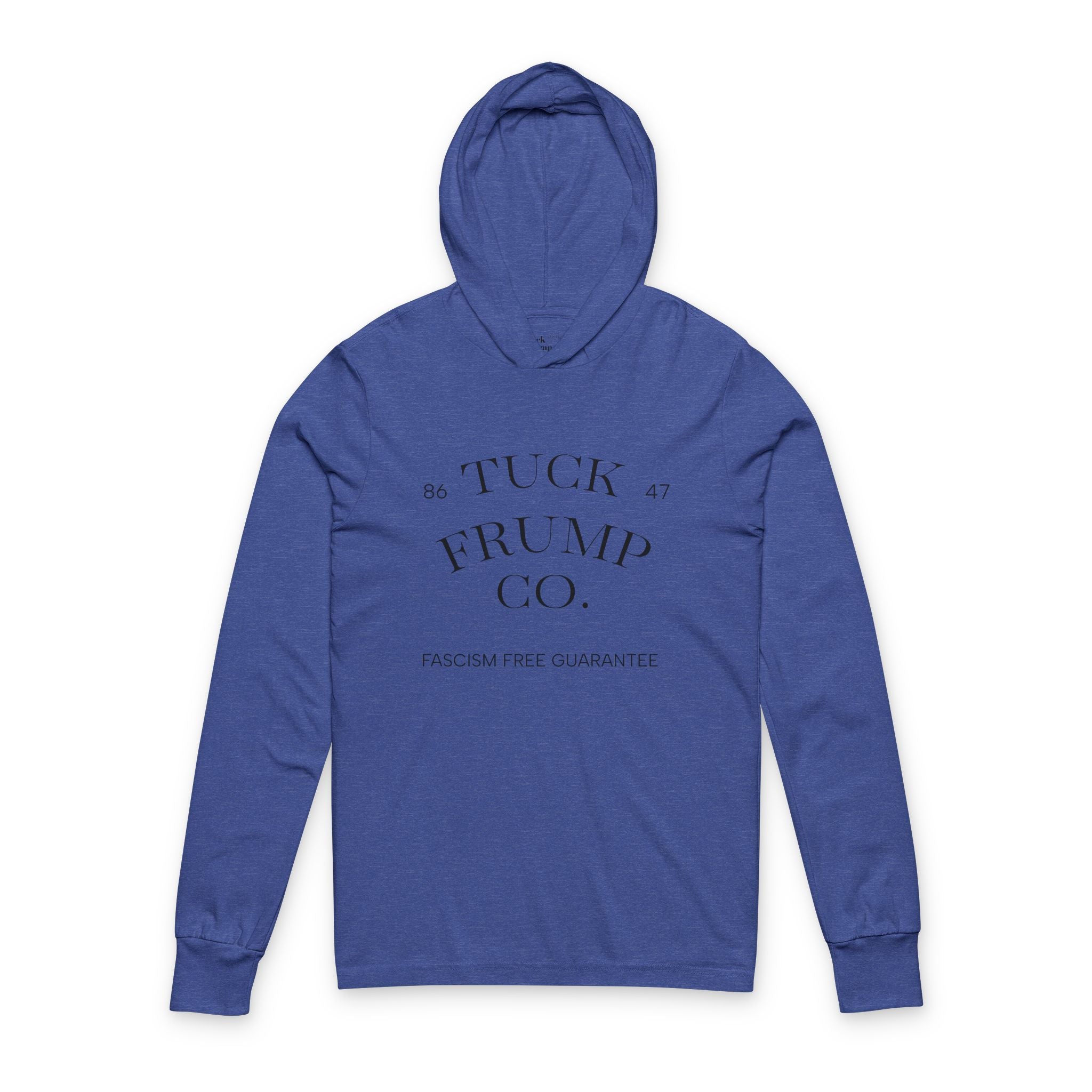 Tuck Frump Co.™ “Fascism Free” Lightweight Hoodie – Minimalist Edition