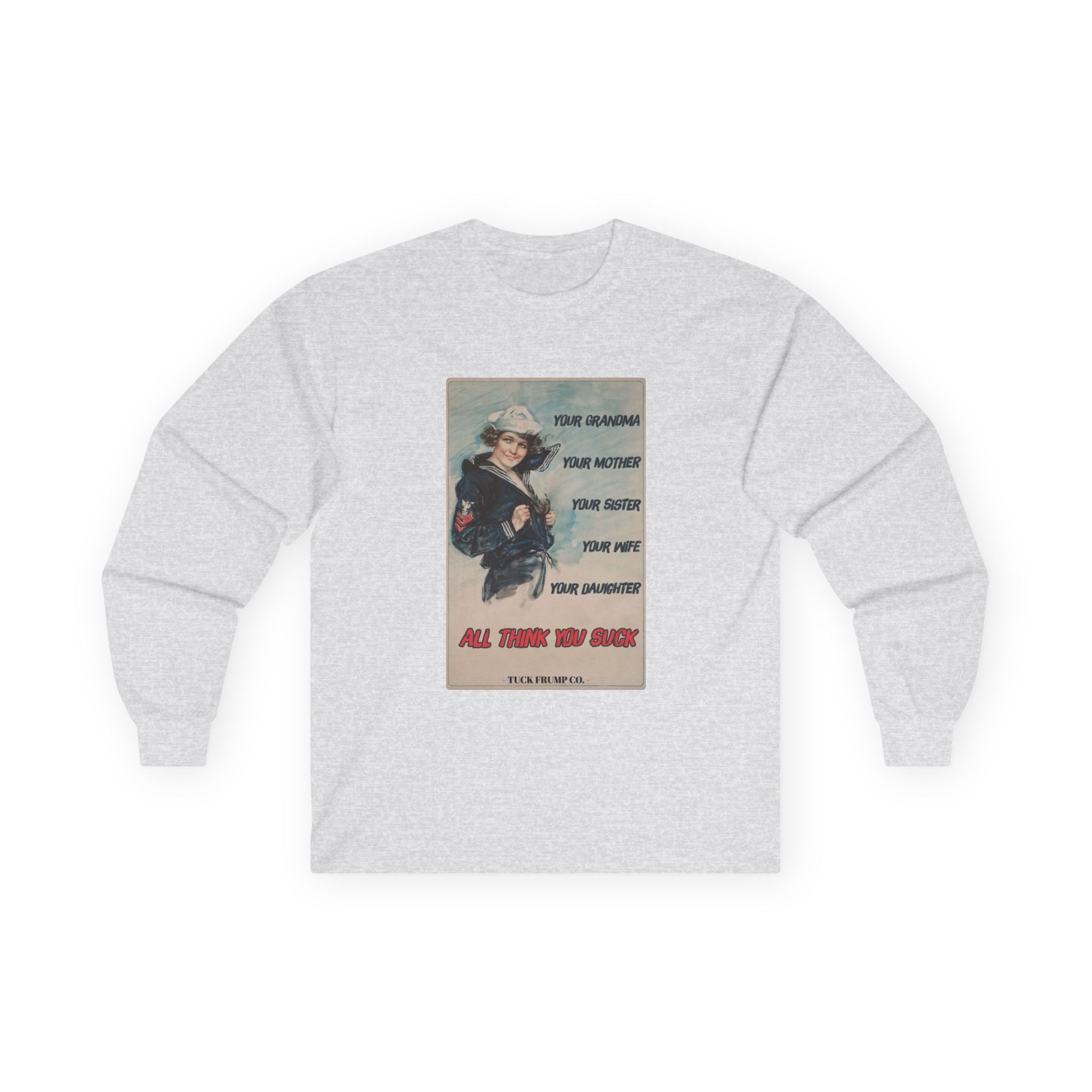 Vintage Woman Power - Long Sleeve T-Shirt