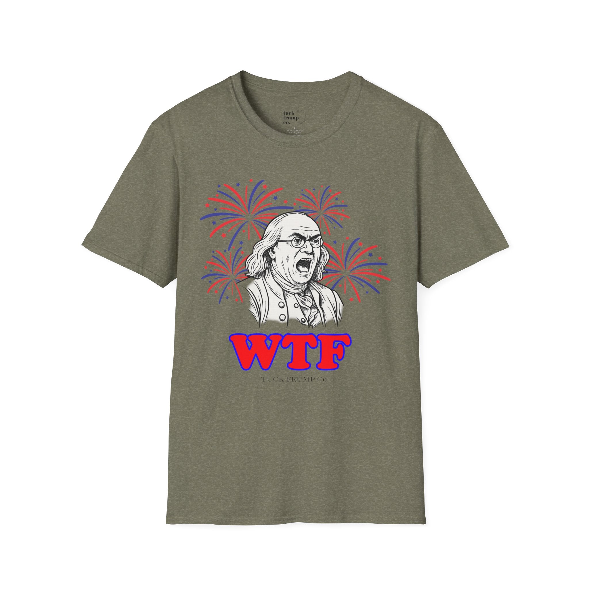 🧨 WTF – Ben Franklin Fireworks Tee