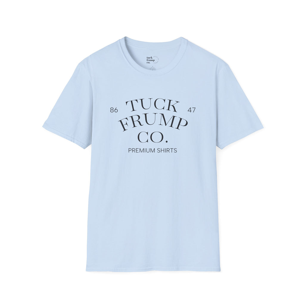 Tuck Frump Co. Minimalist T-Shirt:  Subtle Anti-Fascist Graphic Tee