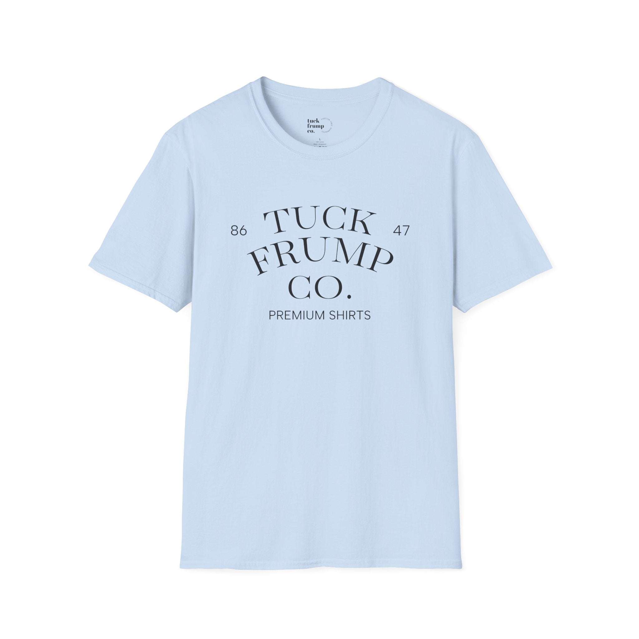 Tuck Frump Co. Minimalist T-Shirt:  Subtle Anti-Fascist Graphic Tee