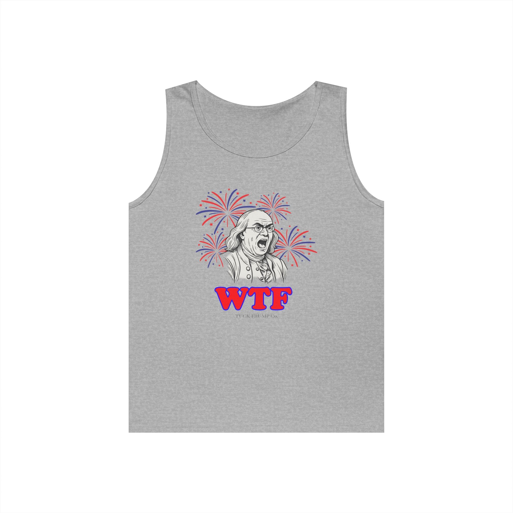 🔥 WTF – Ben Franklin Fireworks Tank Top