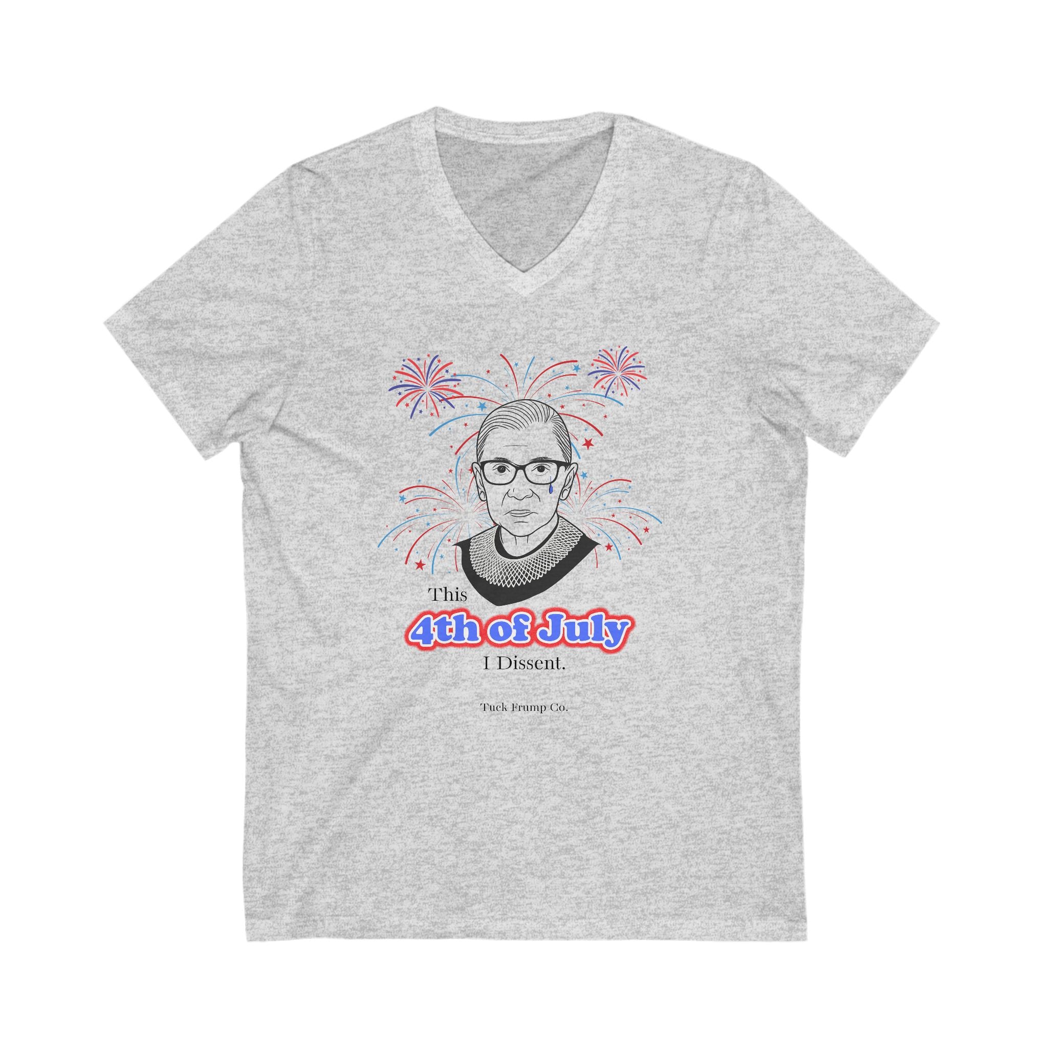 💥RGB “This 4th of July, I Dissent” Women’s V-Neck Tee