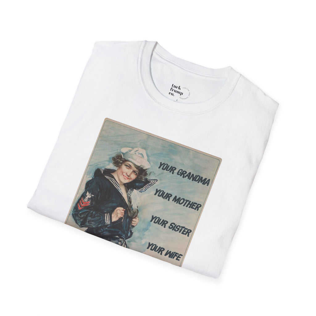 Vintage Woman Power T-Shirt