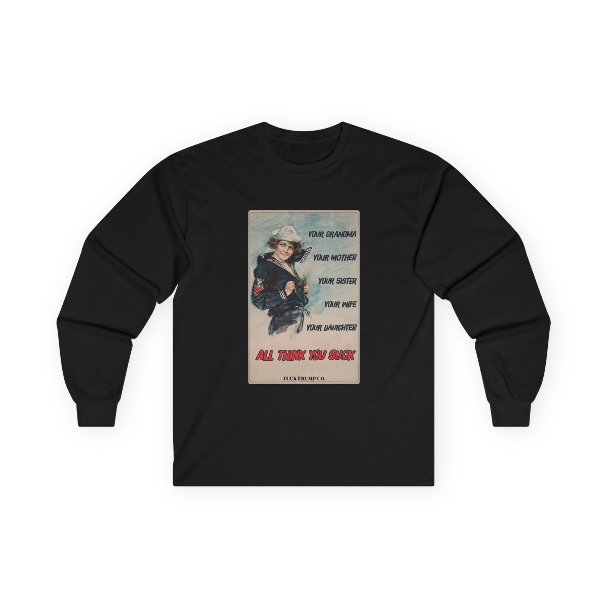 Vintage Woman Power - Long Sleeve T-Shirt