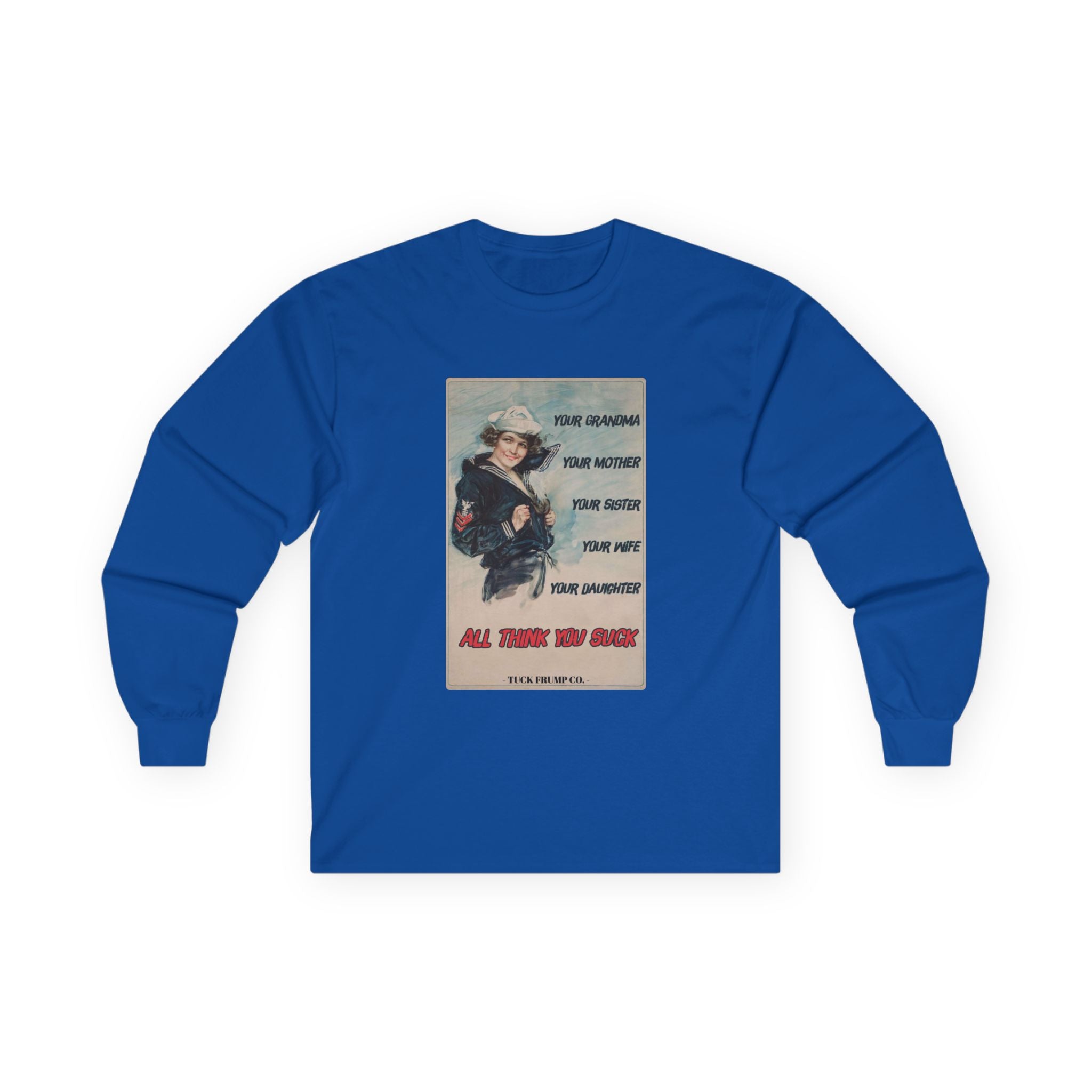 Vintage Woman Power - Long Sleeve T-Shirt