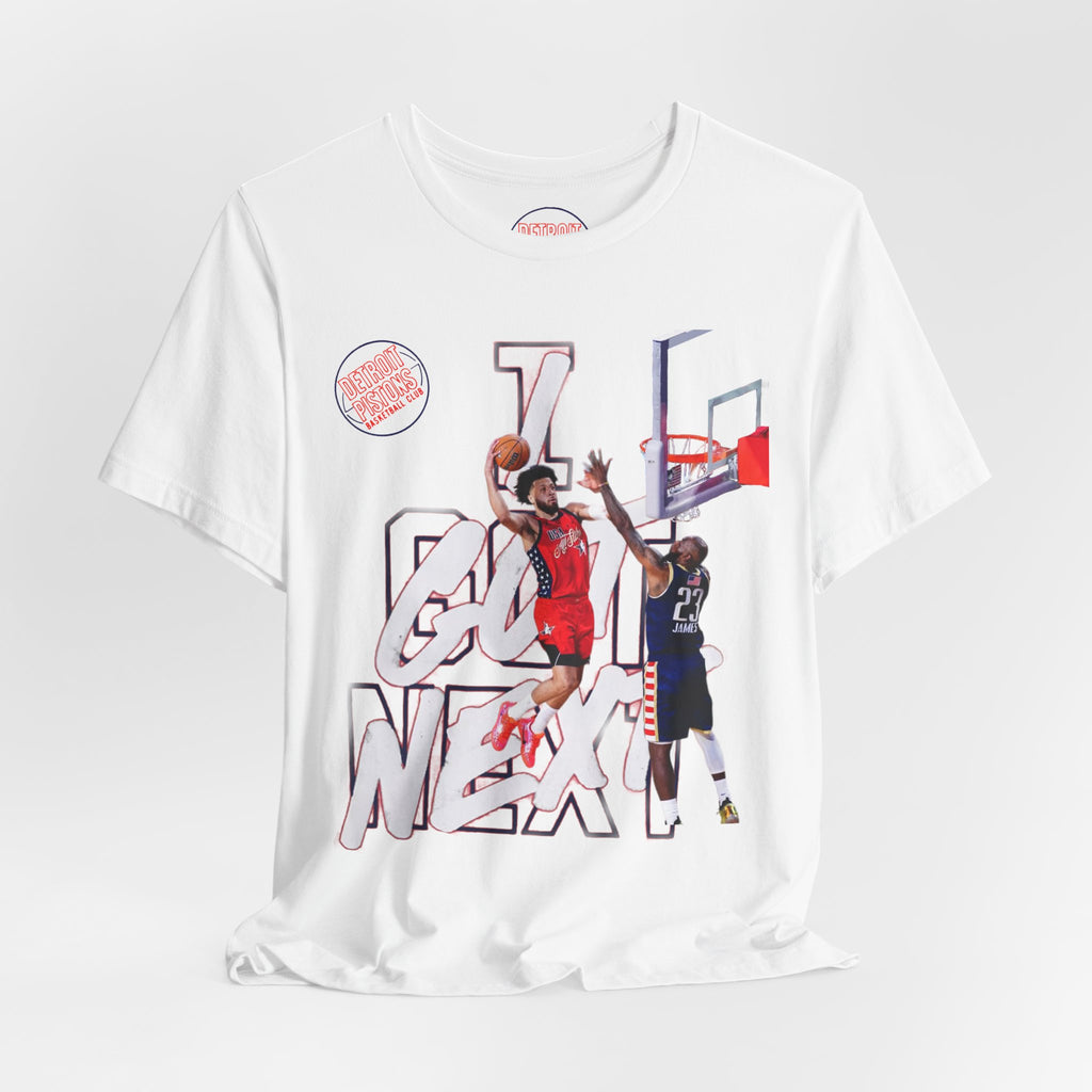 Basketball Dunk Graphic Tee — "Go One Next" Streetwear Shirt
