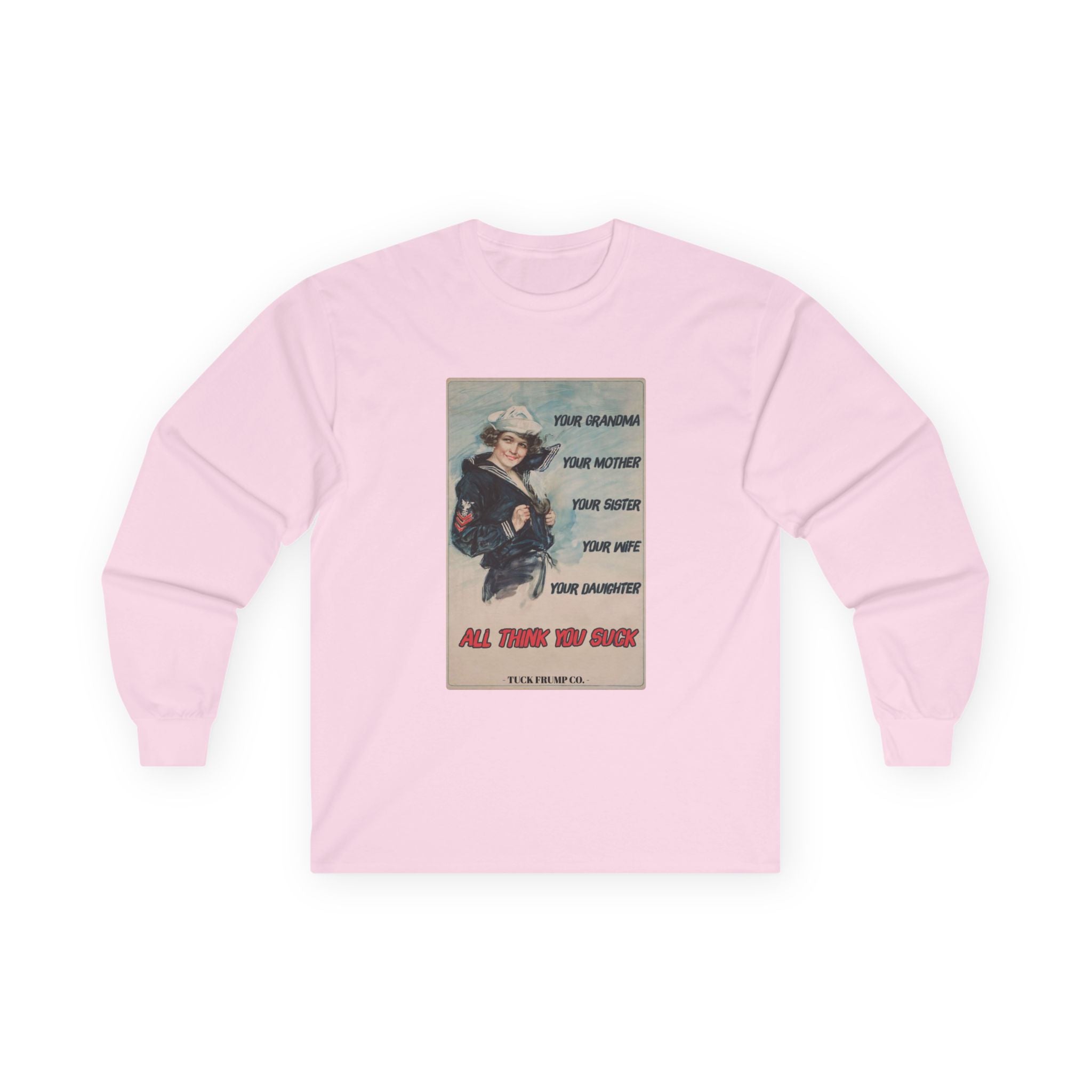 Vintage Woman Power - Long Sleeve T-Shirt