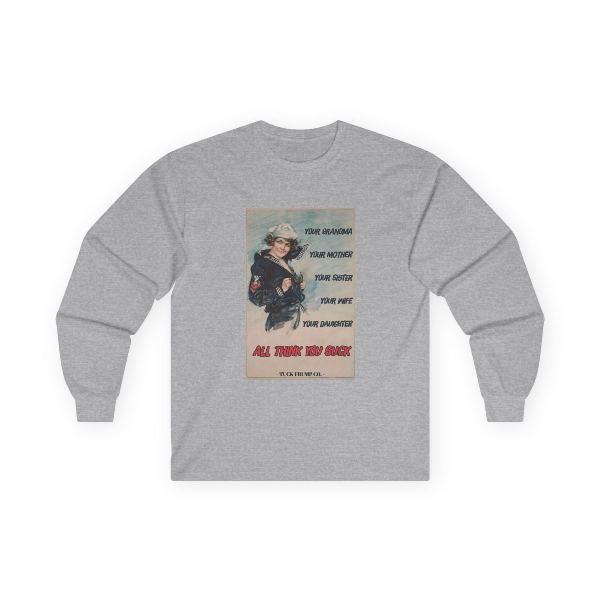 Vintage Woman Power - Long Sleeve T-Shirt