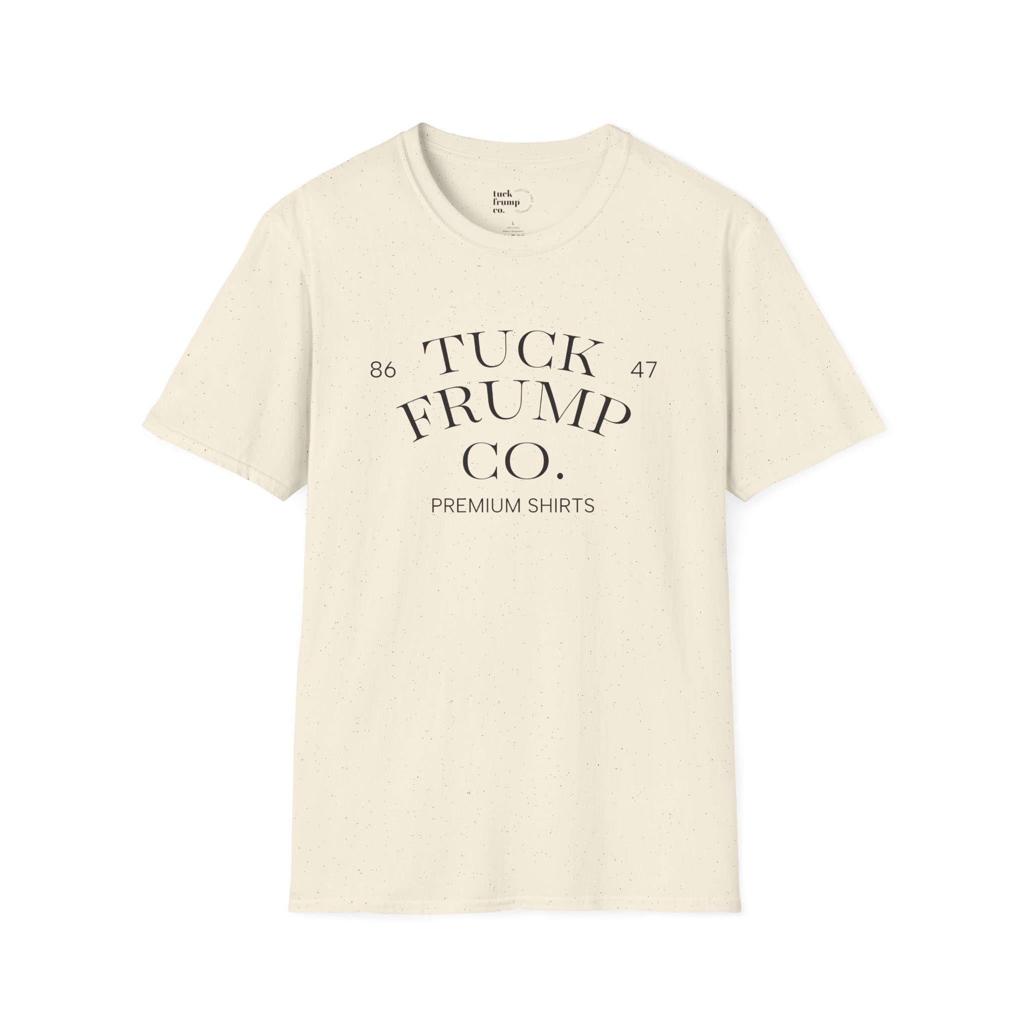 Tuck Frump Co. Minimalist T-Shirt:  Subtle Anti-Fascist Graphic Tee