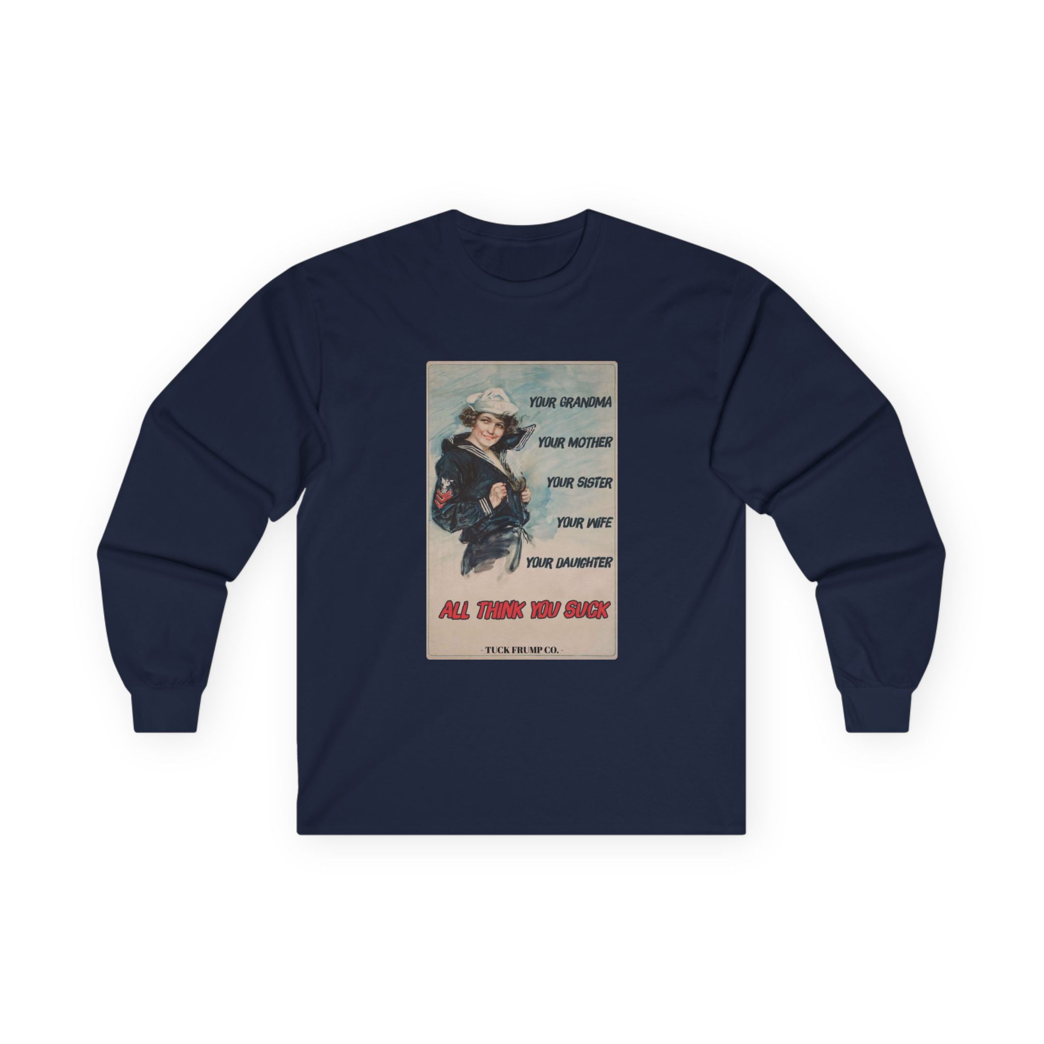Vintage Woman Power - Long Sleeve T-Shirt
