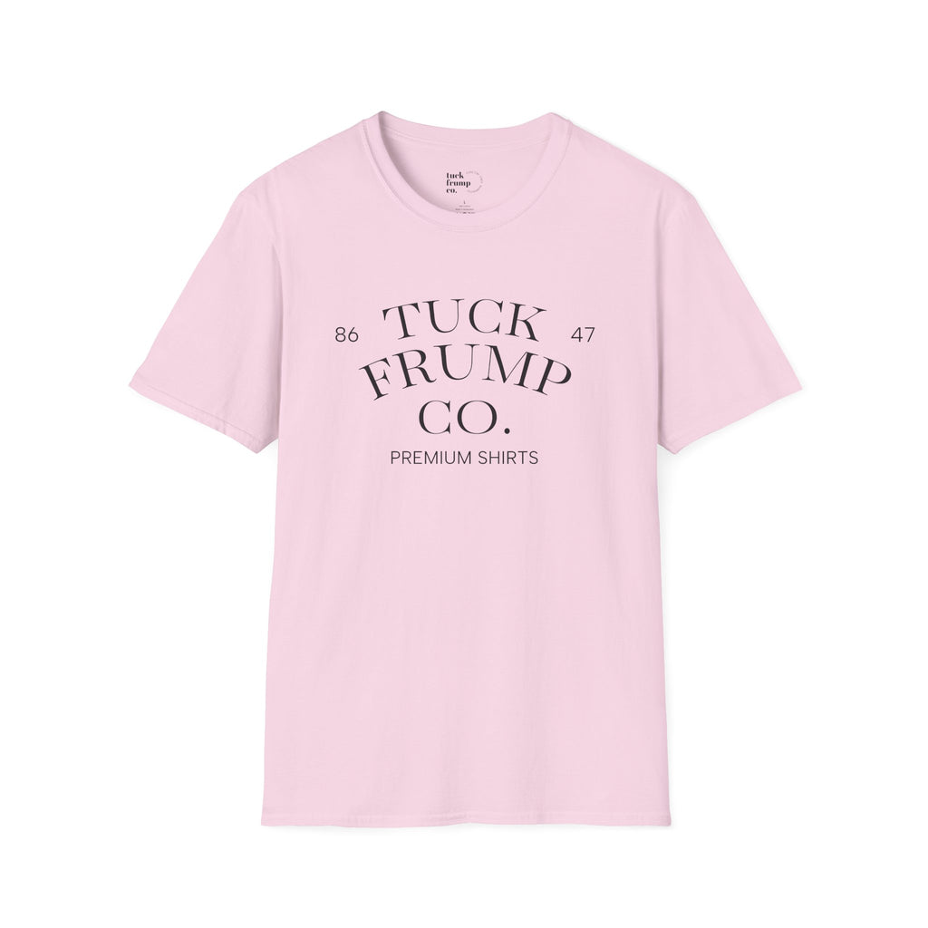 Tuck Frump Co. Minimalist T-Shirt:  Subtle Anti-Fascist Graphic Tee