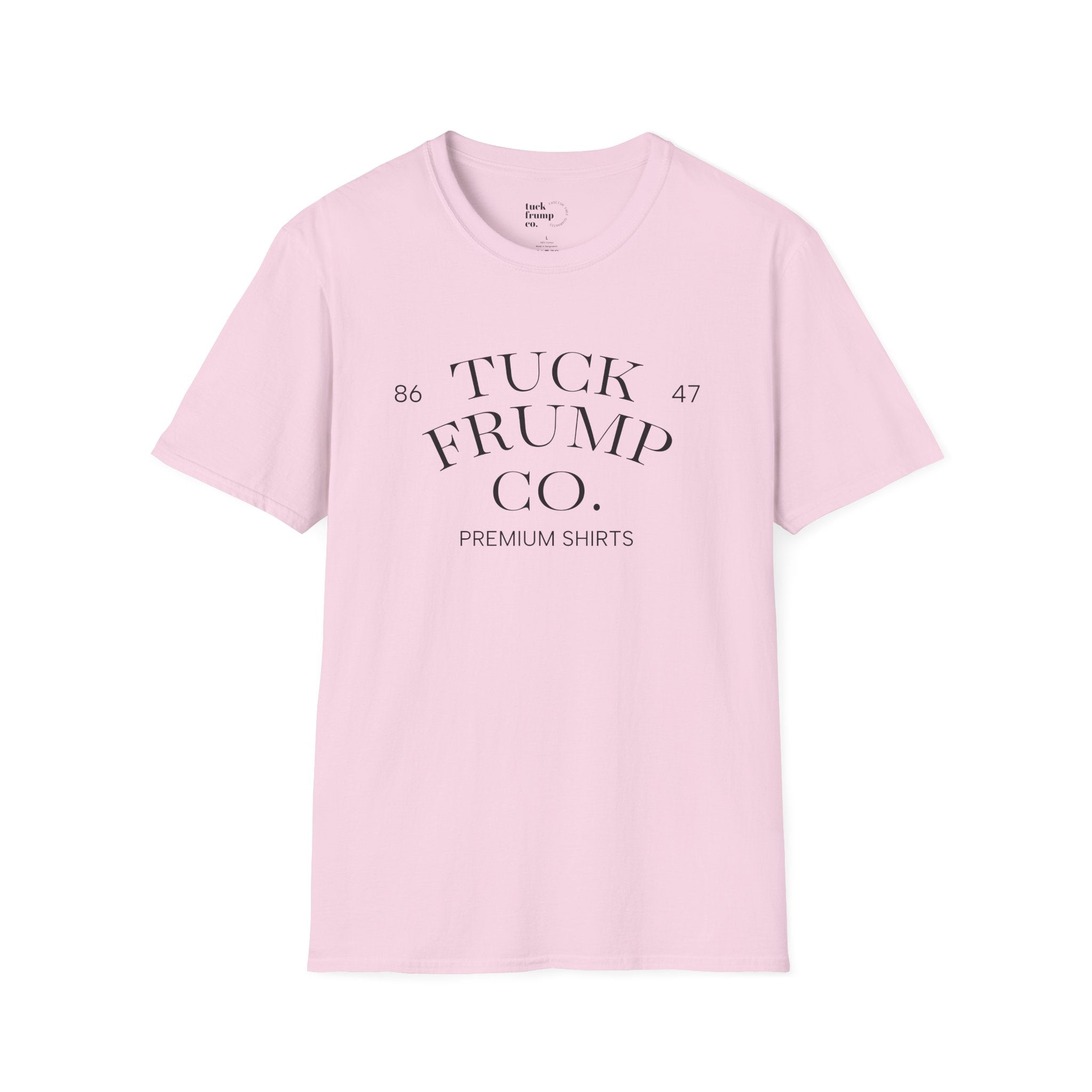 Tuck Frump Co. Minimalist T-Shirt:  Subtle Anti-Fascist Graphic Tee