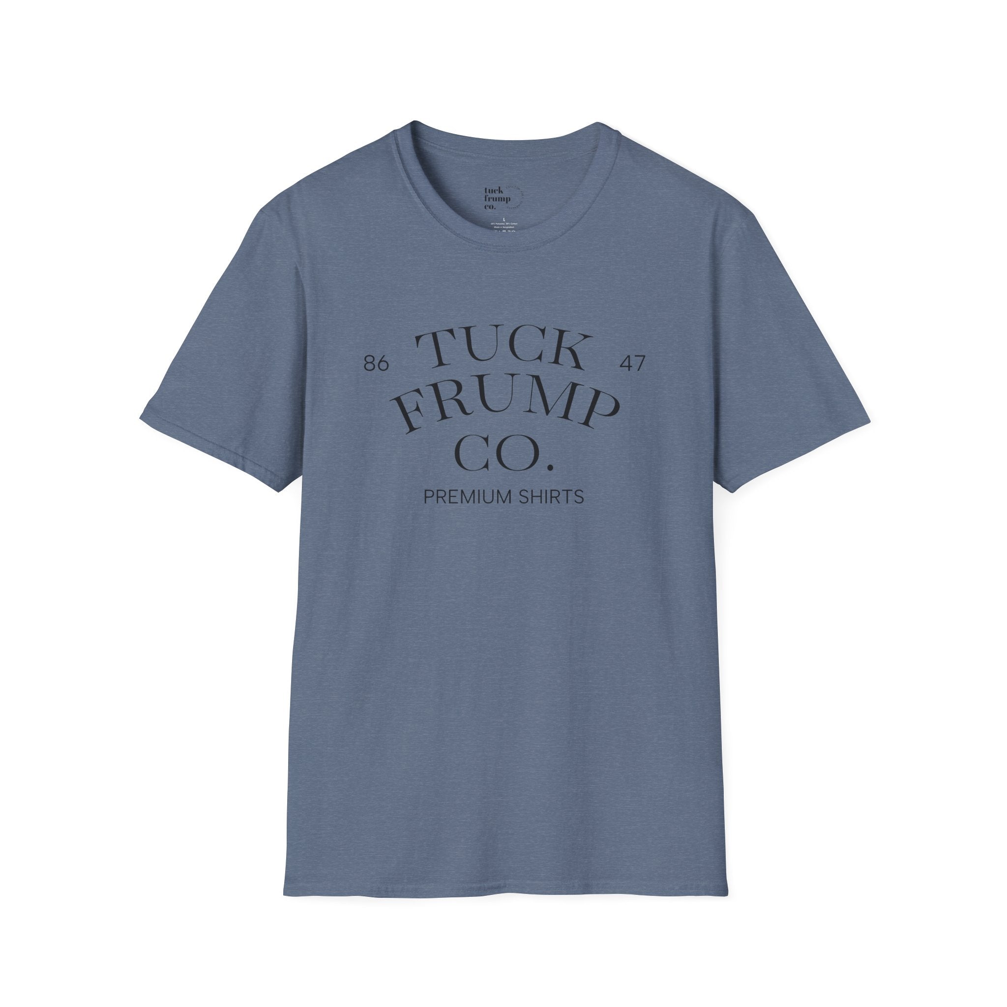 Tuck Frump Co. Minimalist T-Shirt:  Subtle Anti-Fascist Graphic Tee