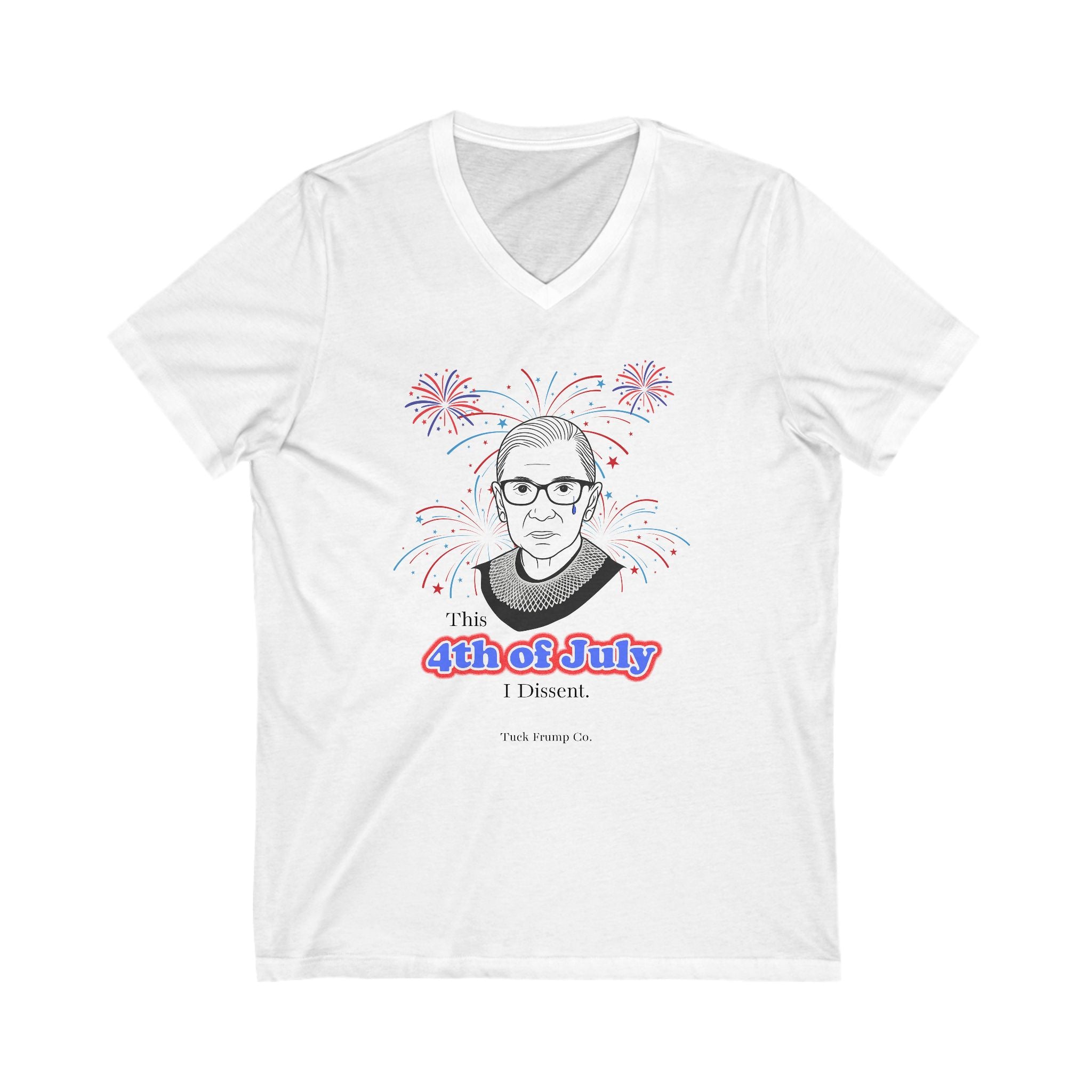 💥RGB “This 4th of July, I Dissent” Women’s V-Neck Tee