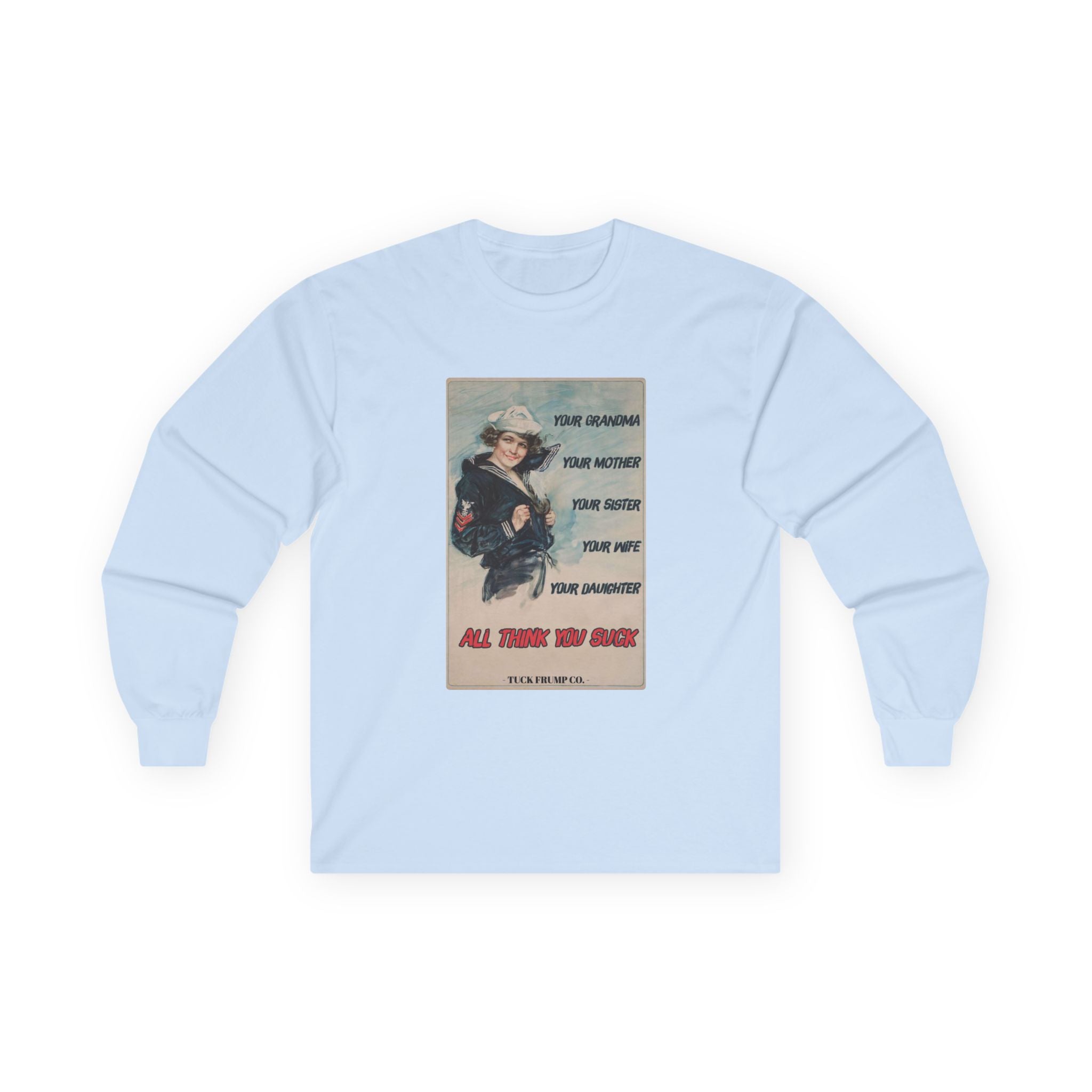 Vintage Woman Power - Long Sleeve T-Shirt