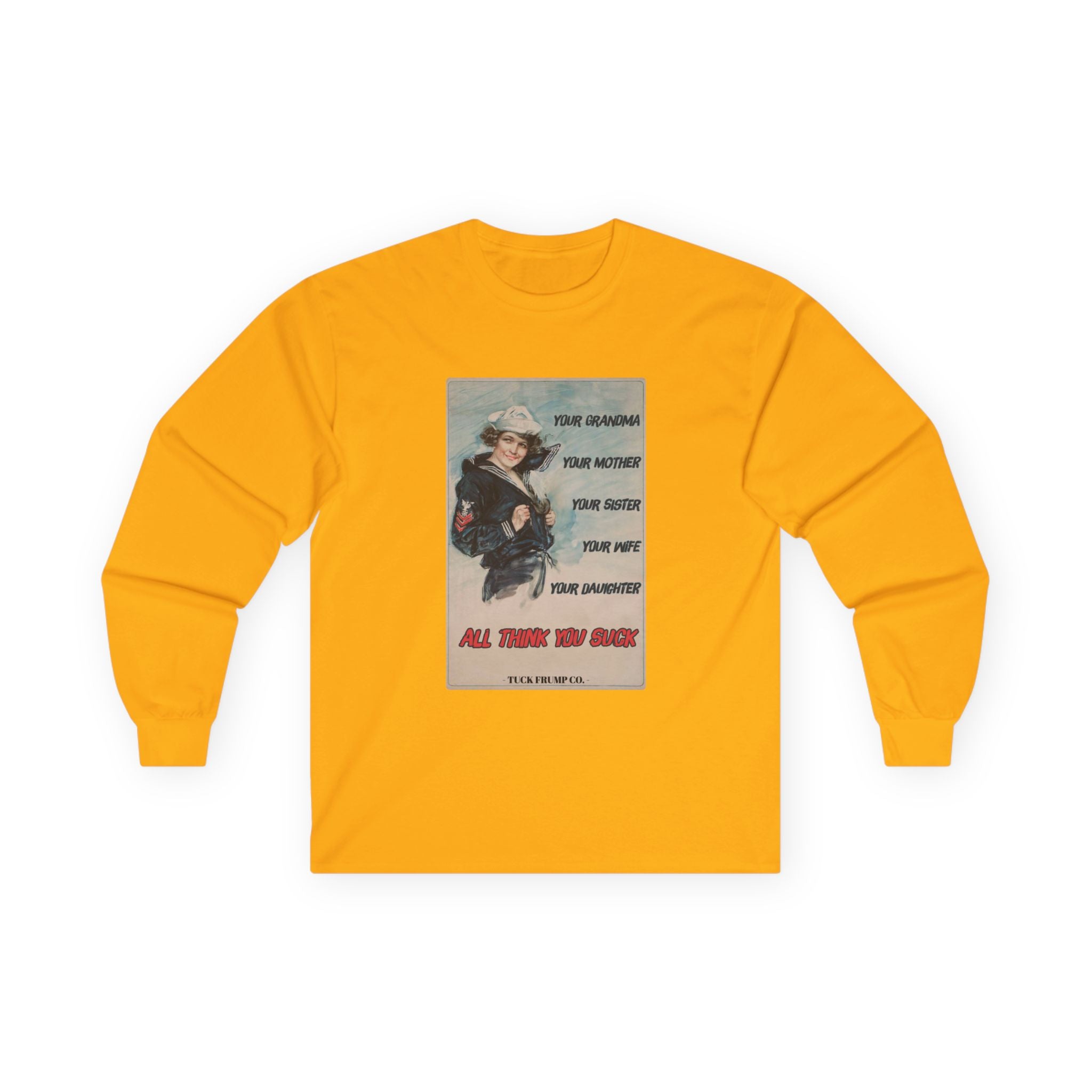 Vintage Woman Power - Long Sleeve T-Shirt
