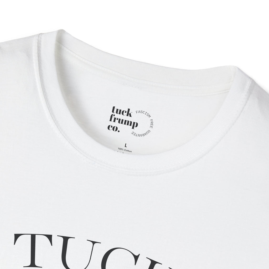 Tuck Frump Co. Minimalist T-Shirt:  Subtle Anti-Fascist Graphic Tee
